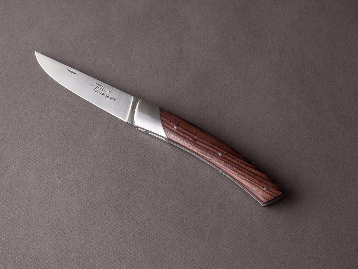 Coutellerie Chambriard - Folding Knife - Le Thiers "Grand Cru" - Violet Wood Handle - Image 5
