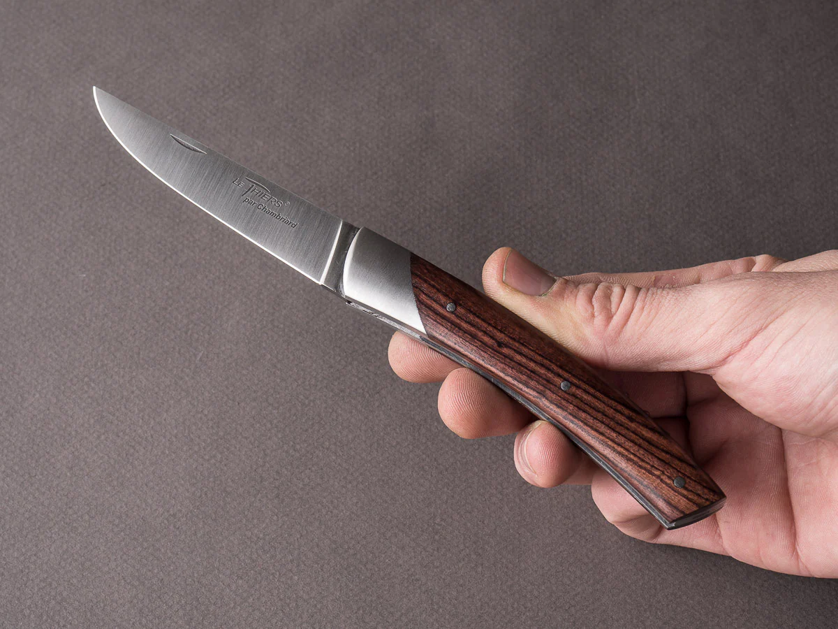 Coutellerie Chambriard - Folding Knife - Le Thiers "Grand Cru" - Violet Wood Handle - Image 7