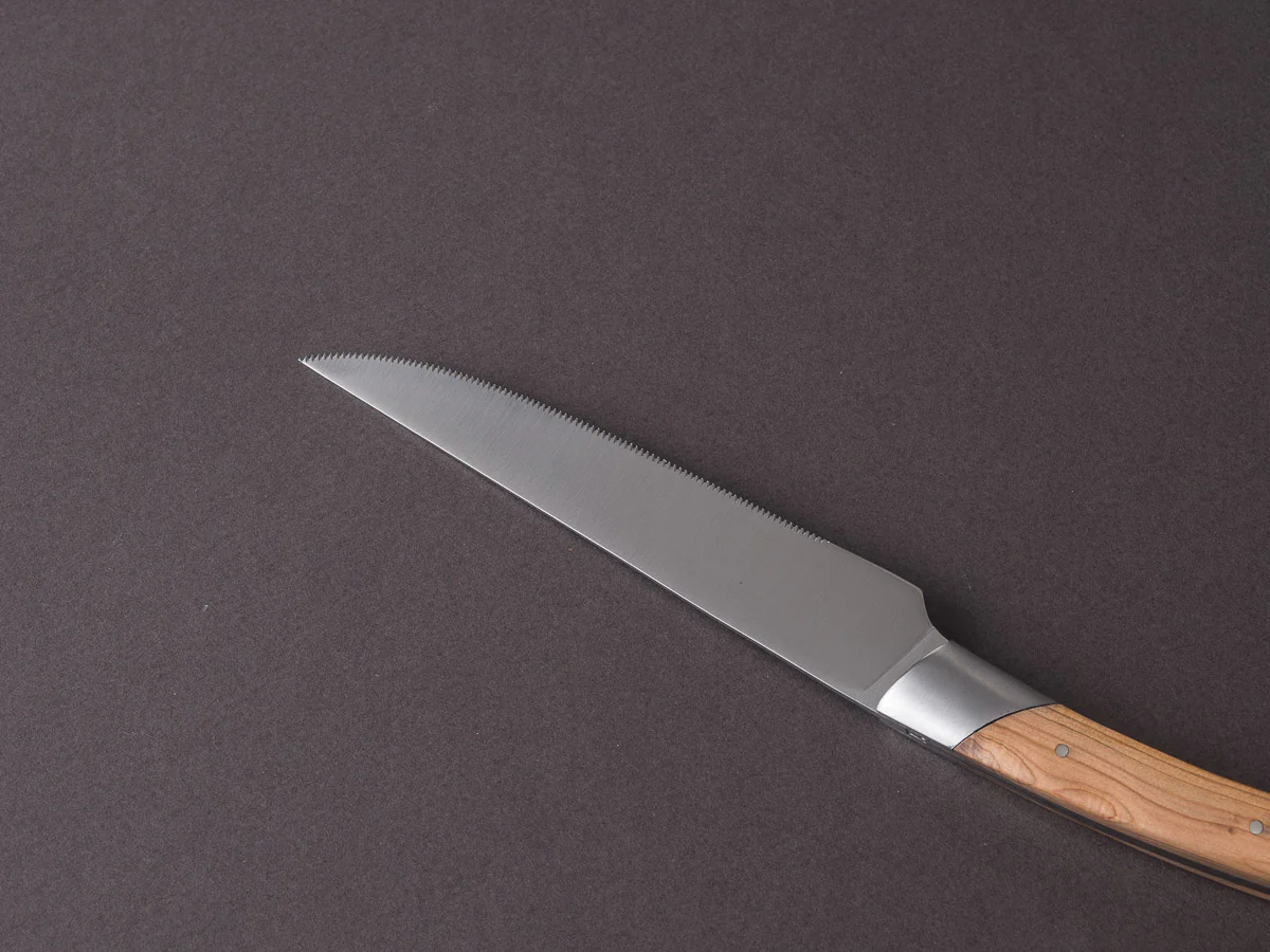 Coutellerie Chambriard - Le Thiers - Grand Gourmet - 4.5" Tomato Knife - Juniper Handle - Image 7