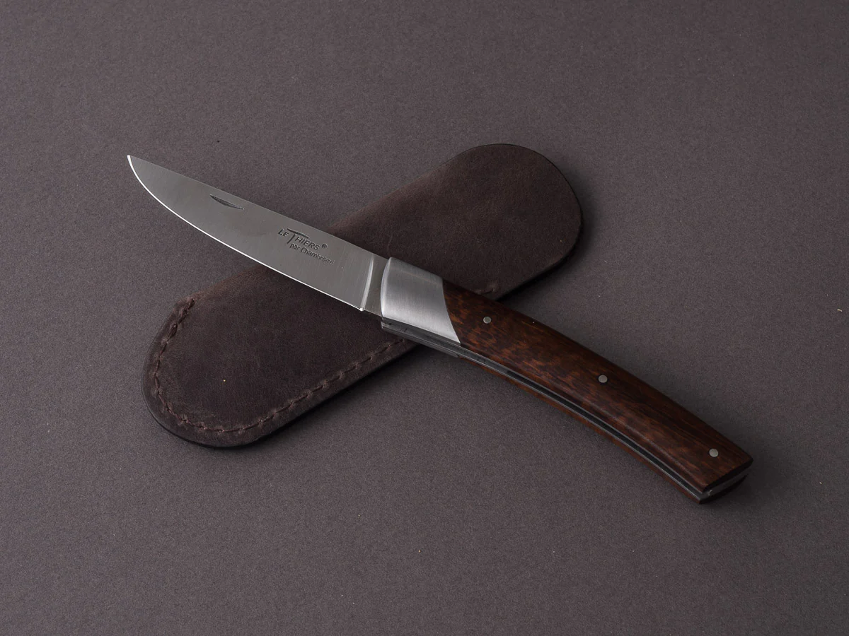 Coutellerie Chambriard - Folding Knife - Le Thiers "Compact" - Slip Joint - 70mm - Amourette Wood Handle