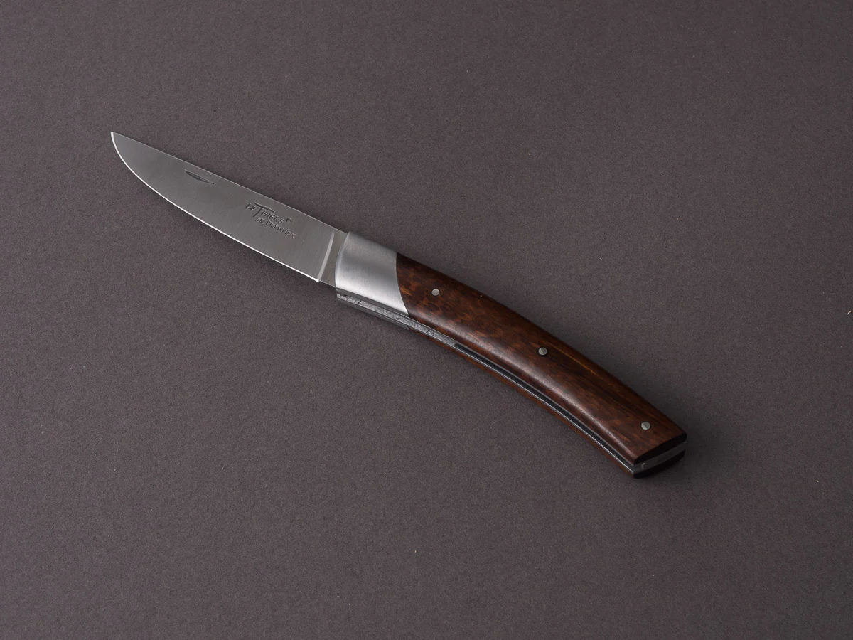 Coutellerie Chambriard - Folding Knife - Le Thiers "Compact" - Slip Joint - 70mm - Amourette Wood Handle - Image 4