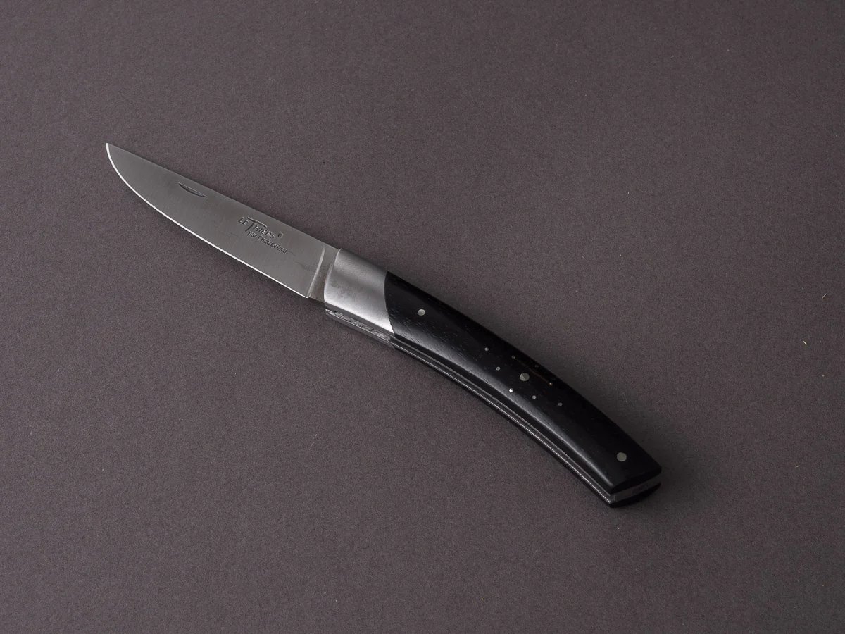 Coutellerie Chambriard - Folding Knife - Le Thiers "Compact" - Slip Joint - 70mm - Ebony Wood Handle - Image 6
