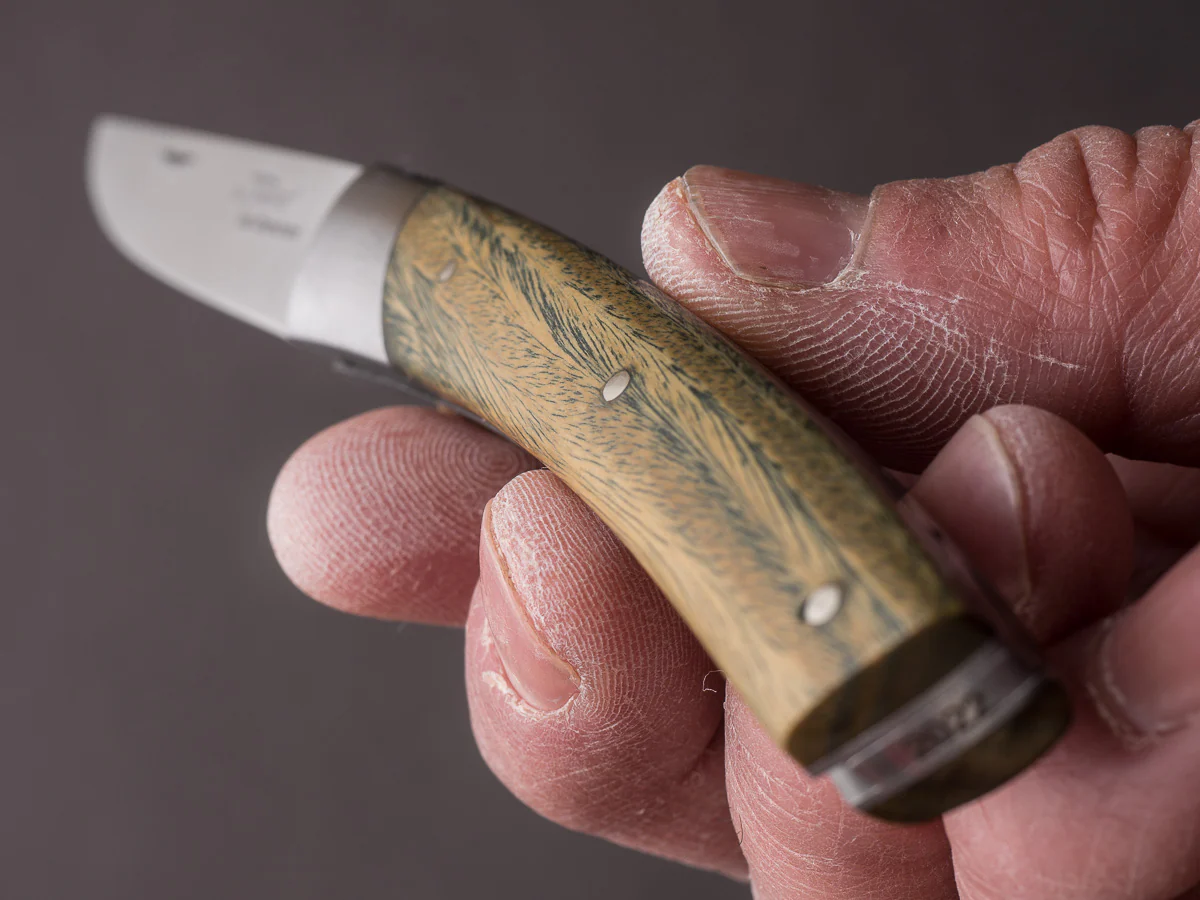 Coutellerie Chambriard - Folding Knife - Le Thiers "Compact" - Slip Joint - 70mm - Palo Santo Handle - Image 10