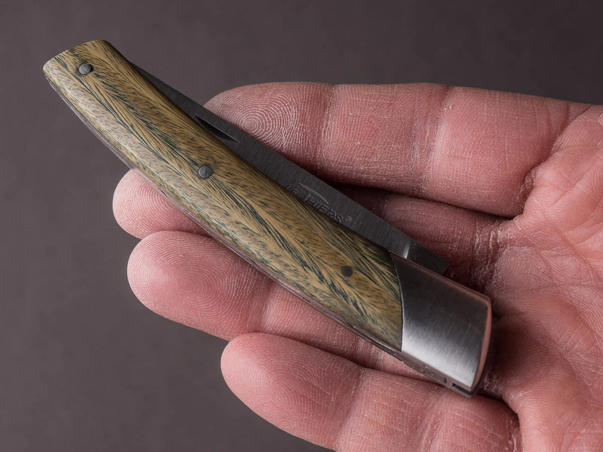 Coutellerie Chambriard - Folding Knife - Le Thiers "Compact" - Slip Joint - 70mm - Palo Santo Handle - Image 12