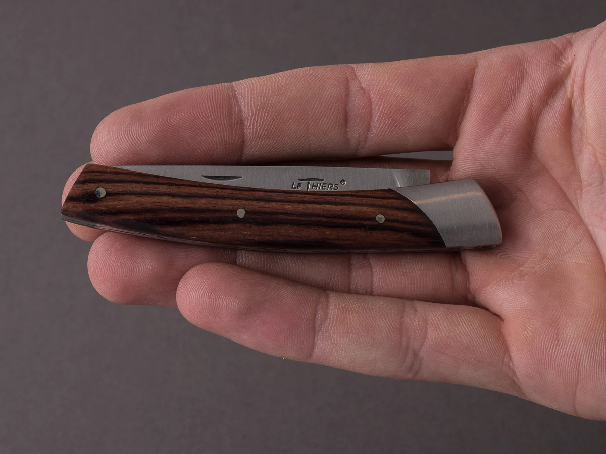 Coutellerie Chambriard - Folding Knife - Le Thiers "Compact" - Slip Joint - 70mm - Violet Wood Handle - Image 4