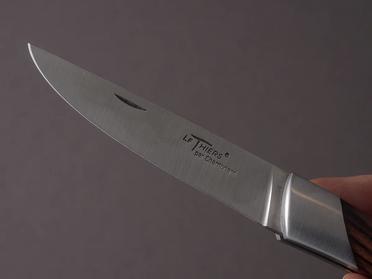 Coutellerie Chambriard - Folding Knife - Le Thiers "Compact" - Slip Joint - 70mm - Violet Wood Handle - Image 6