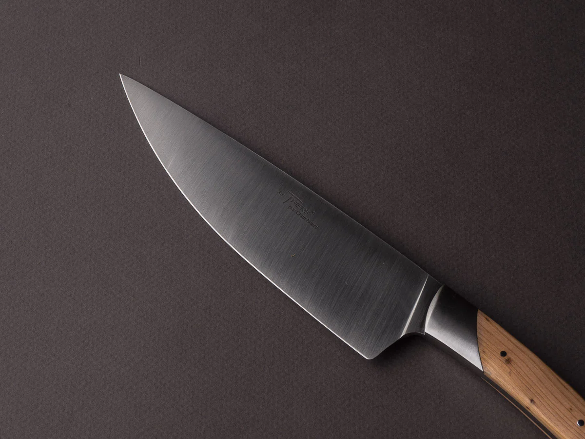 Coutellerie Chambriard - Le Thiers - Grand Gourmet - 6" Chef Knife - Juniper Handle - Image 3