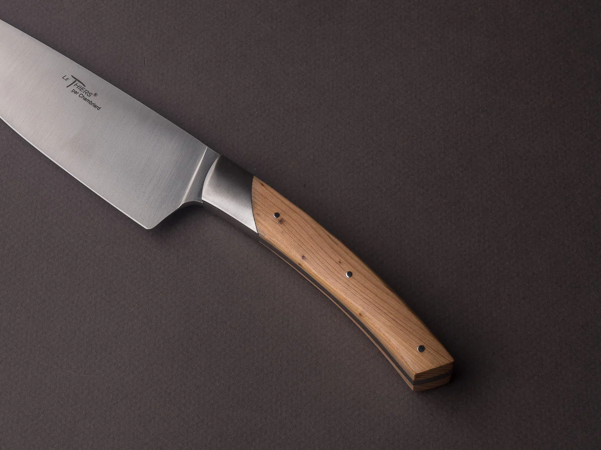 Coutellerie Chambriard - Le Thiers - Grand Gourmet - 6" Chef Knife - Juniper Handle - Image 5