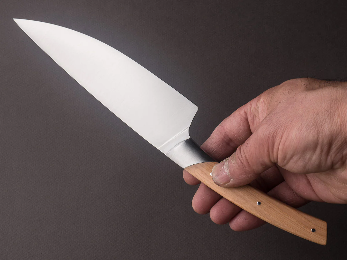 Coutellerie Chambriard - Le Thiers - Grand Gourmet - 6" Chef Knife - Juniper Handle - Image 7
