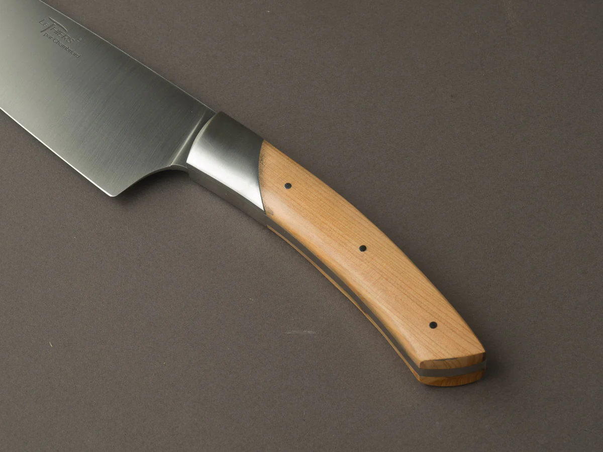 Coutellerie Chambriard - Le Thiers - Grand Gourmet - 8" Chef Knife - Juniper Handle - Image 6