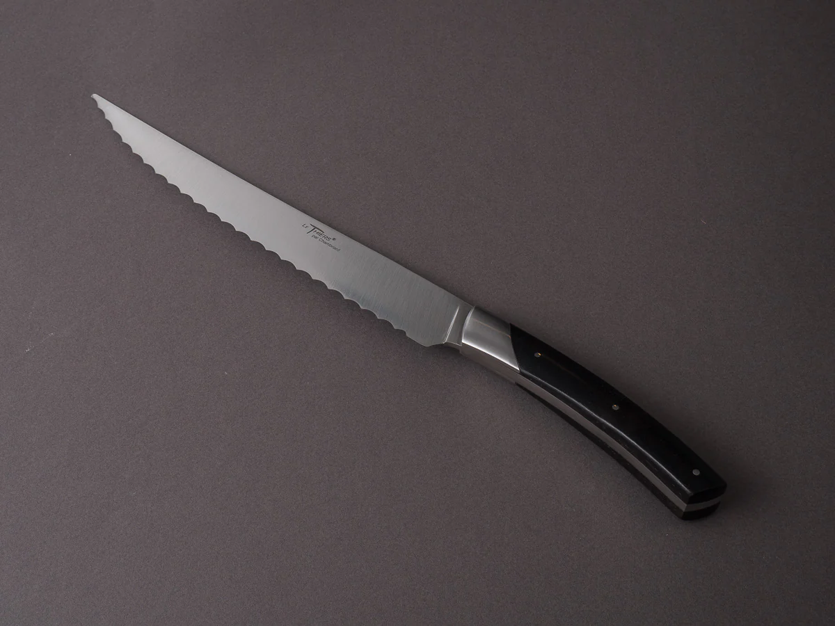 Coutellerie Chambriard - Le Thiers - Grand Gourmet - 8" Bread Knife - Ebony Handle