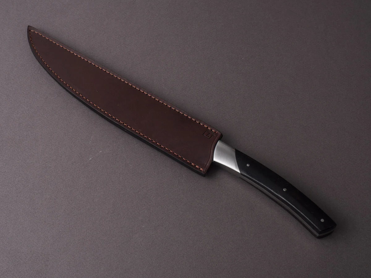 Coutellerie Chambriard - Le Thiers - Grand Gourmet - 8" Bread Knife - Ebony Handle - Image 3