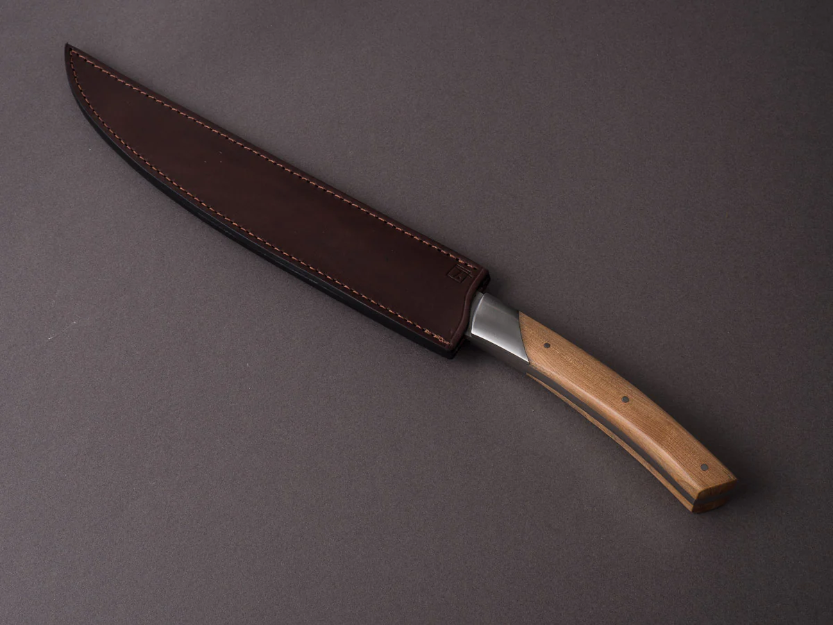 Coutellerie Chambriard - Le Thiers - Grand Gourmet - 8" Bread Knife - Juniper Handle - Image 2