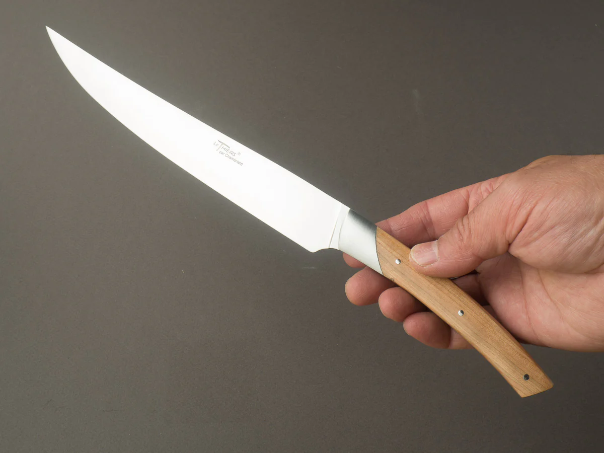 Coutellerie Chambriard - Le Thiers - Grand Gourmet - 8" Carving Knife - Juniper Handle - Image 6