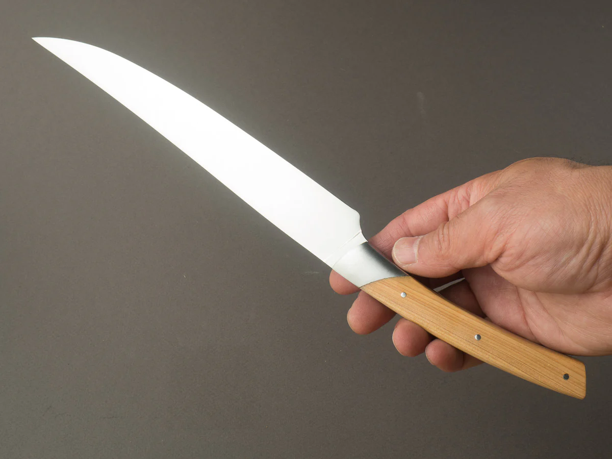 Coutellerie Chambriard - Le Thiers - Grand Gourmet - 8" Carving Knife - Juniper Handle - Image 7