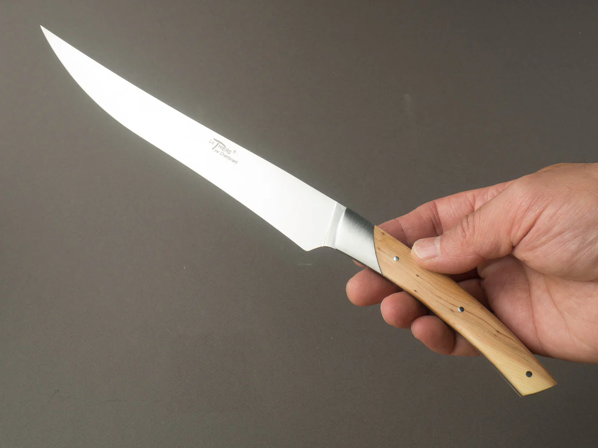 Coutellerie Chambriard - Le Thiers - Grand Gourmet - 8" Fillet Knife - Juniper Handle - Image 6