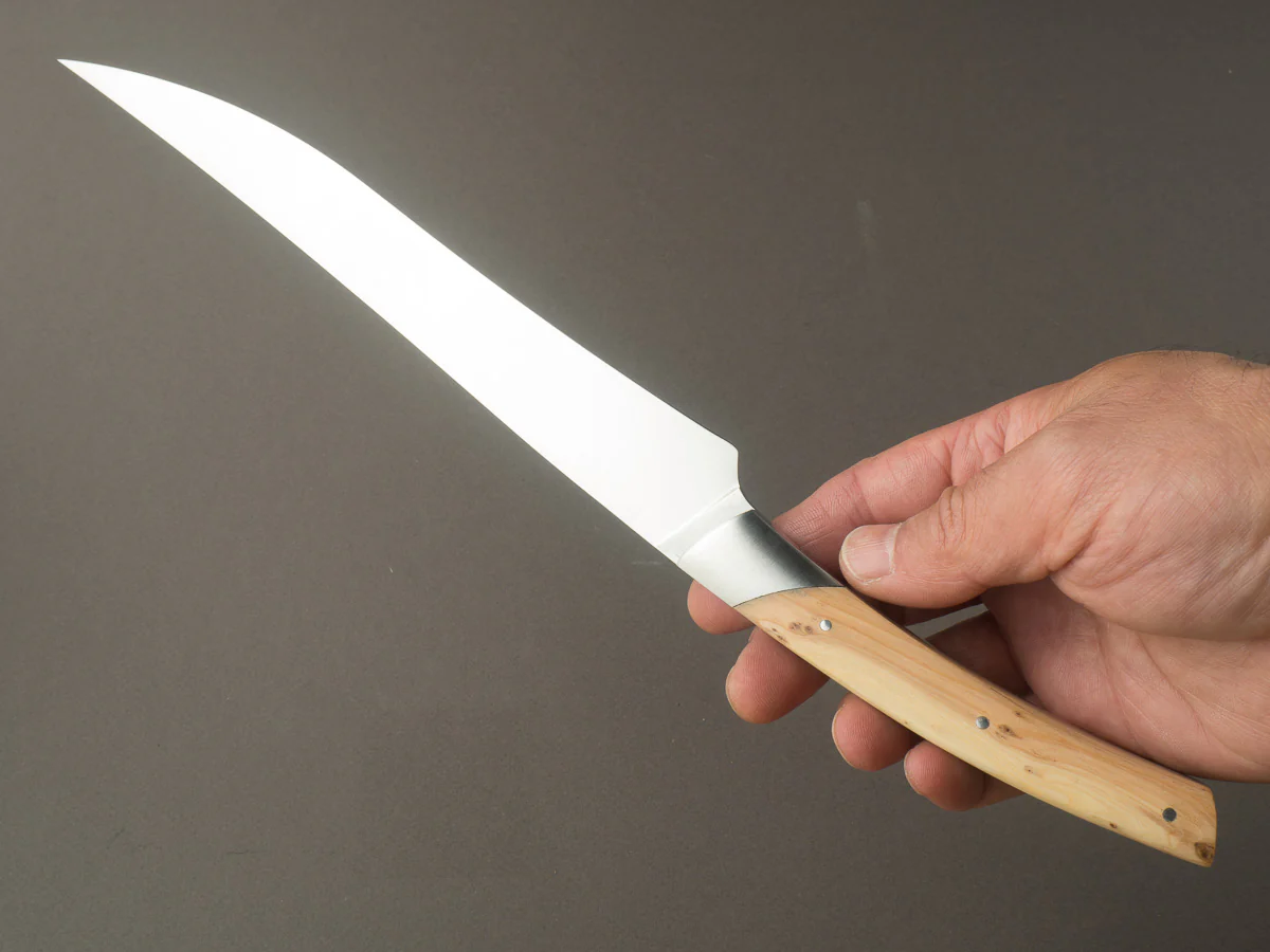Coutellerie Chambriard - Le Thiers - Grand Gourmet - 8" Fillet Knife - Juniper Handle - Image 7