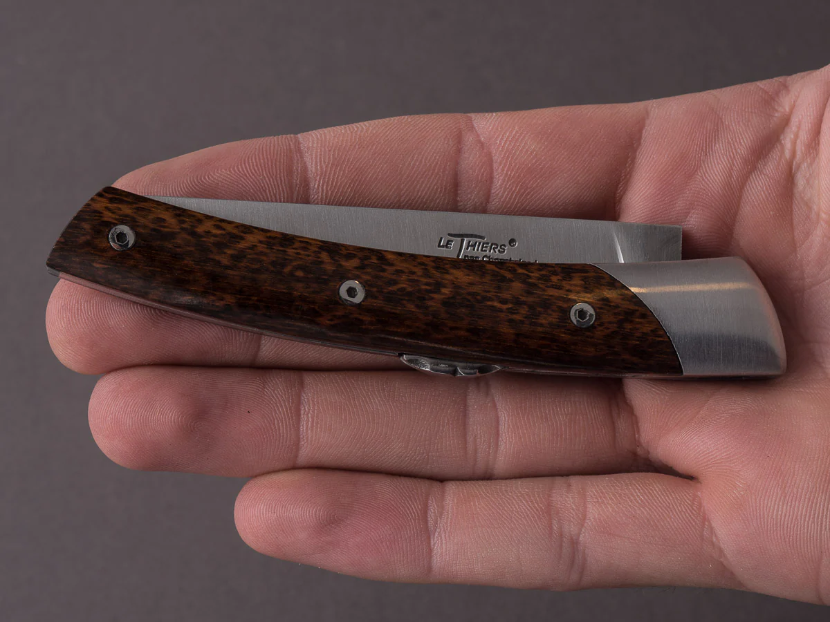 Coutellerie Chambriard - Folding Knife - Le Thiers "Mi-Jo" - Lock Back - 80mm - Amourette Handle - Image 5