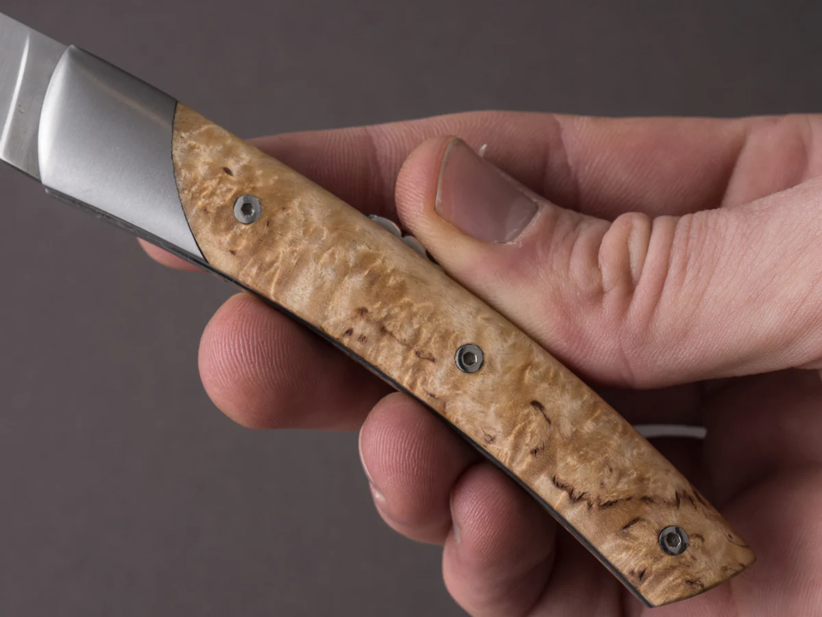 Coutellerie Chambriard - Folding Knife - Le Thiers "Mi-Jo" - Lock Back - 80mm - Birch Handle - Image 11