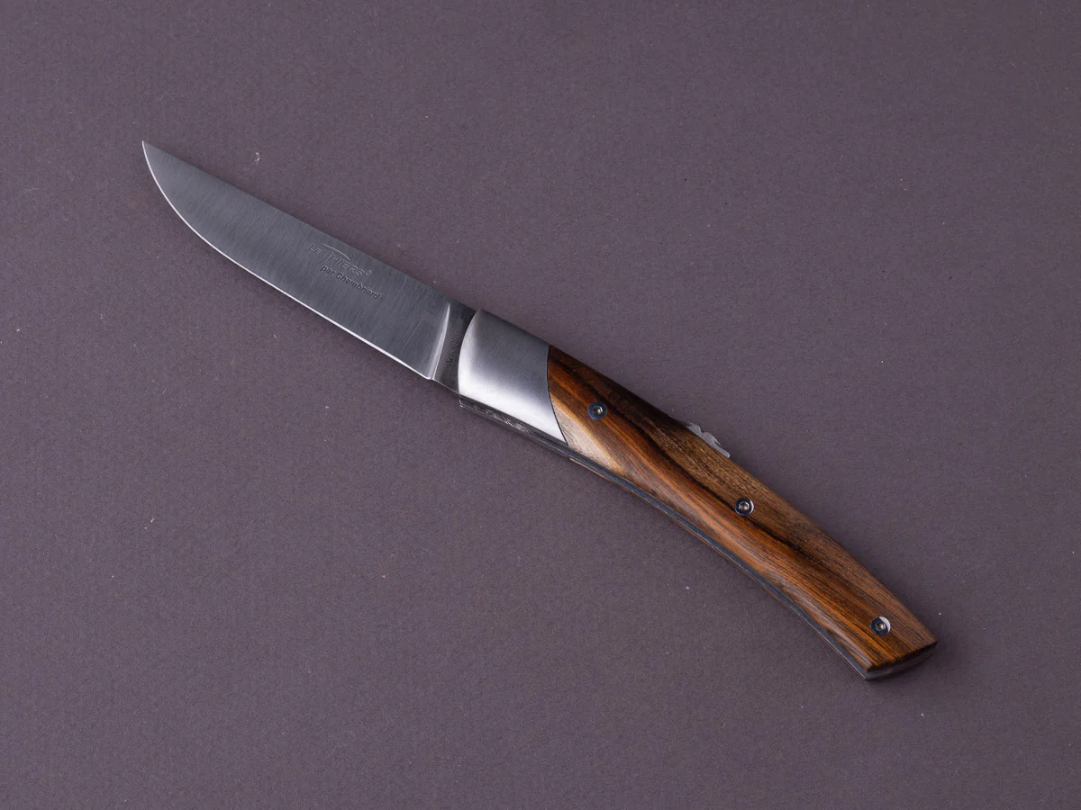 Coutellerie Chambriard - Folding Knife - Le Thiers "Mi-Jo" - Lock Back - 80mm - Pistachio Wood Handle