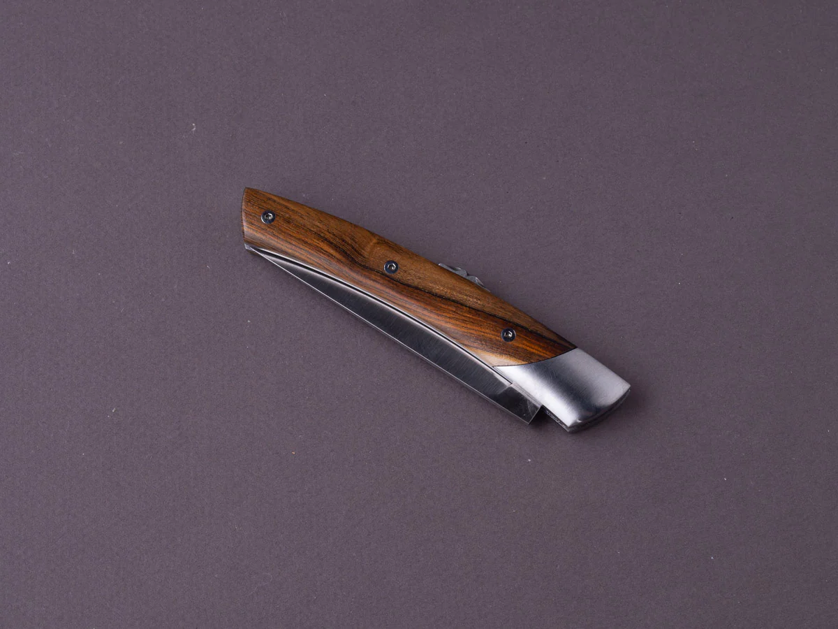 Coutellerie Chambriard - Folding Knife - Le Thiers "Mi-Jo" - Lock Back - 80mm - Pistachio Wood Handle - Image 4