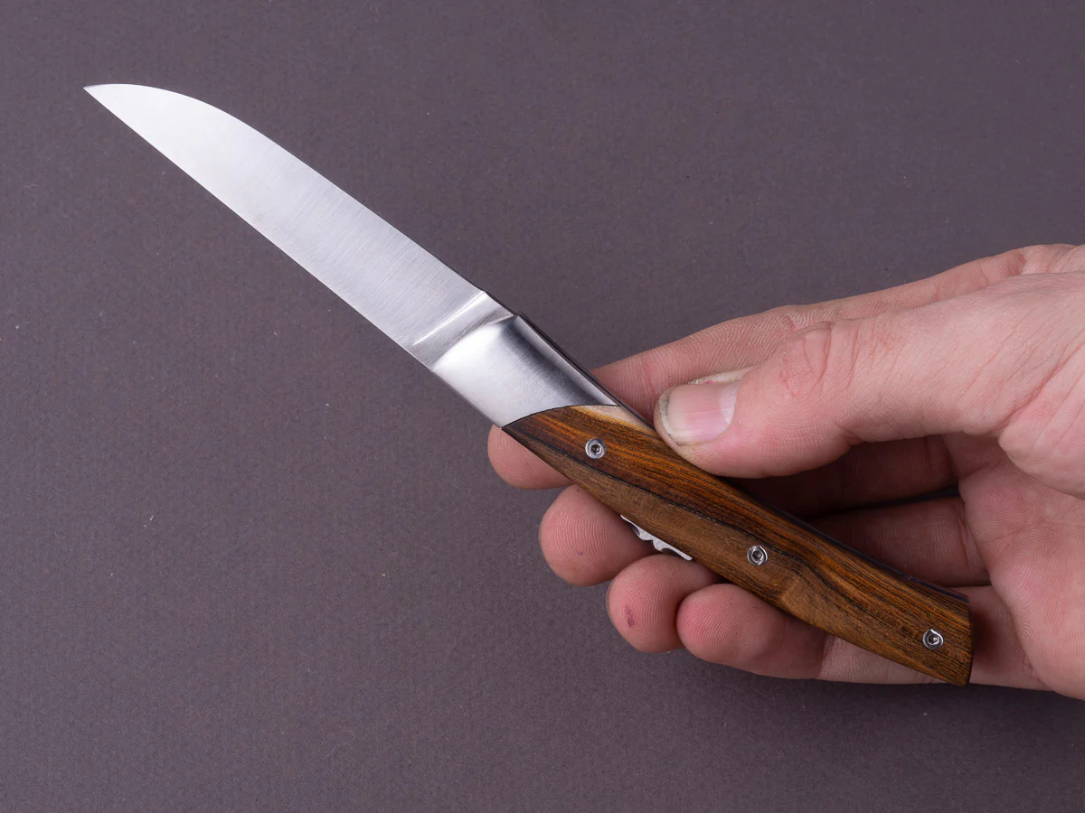 Coutellerie Chambriard - Folding Knife - Le Thiers "Mi-Jo" - Lock Back - 80mm - Pistachio Wood Handle - Image 7