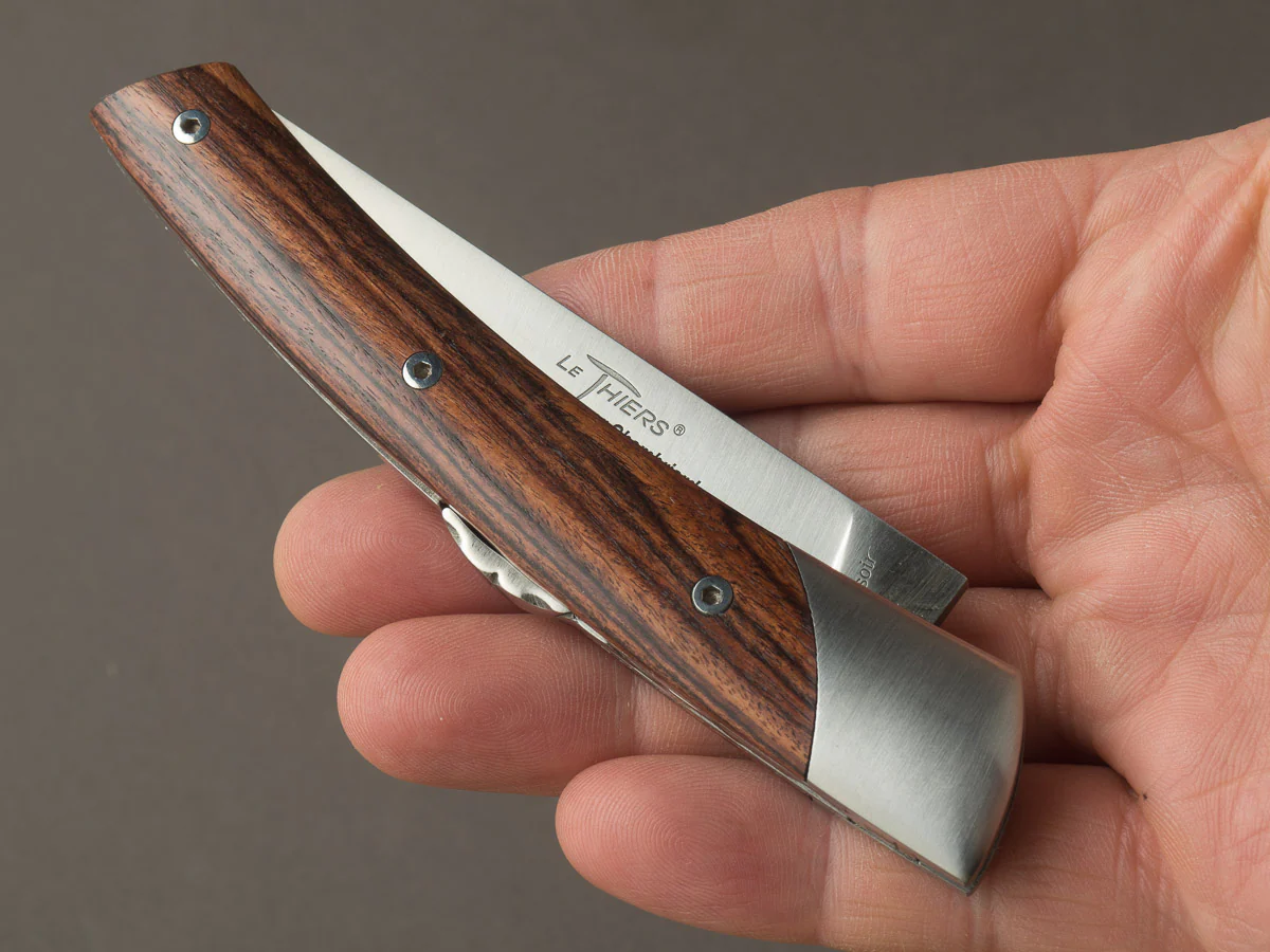 Coutellerie Chambriard - Folding Knife - Le Thiers "Mi-Jo" - Lock Back - 80mm - Rosewood Handle - Image 9