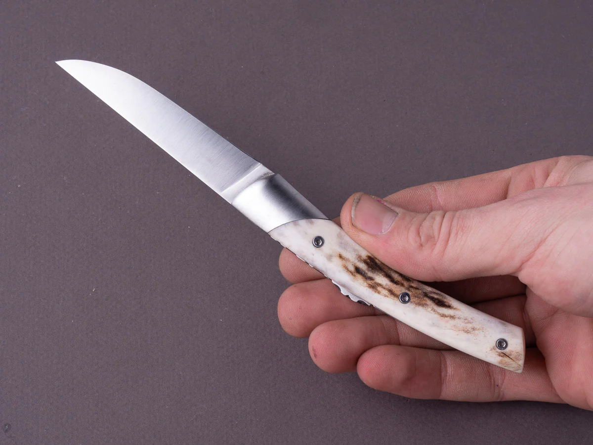 Coutellerie Chambriard - Folding Knife - Le Thiers "Mi-Jo" - Lock Back - 80mm - Stag Horn Handle - Image 5
