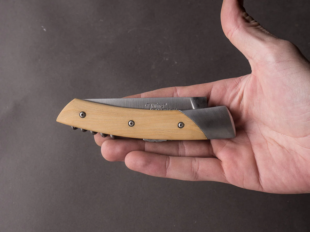 Coutellerie Chambriard - Folding Knife - Lock Back - Le Thiers "Trappeur Grand Cru" - Box Wood Handle - Image 10