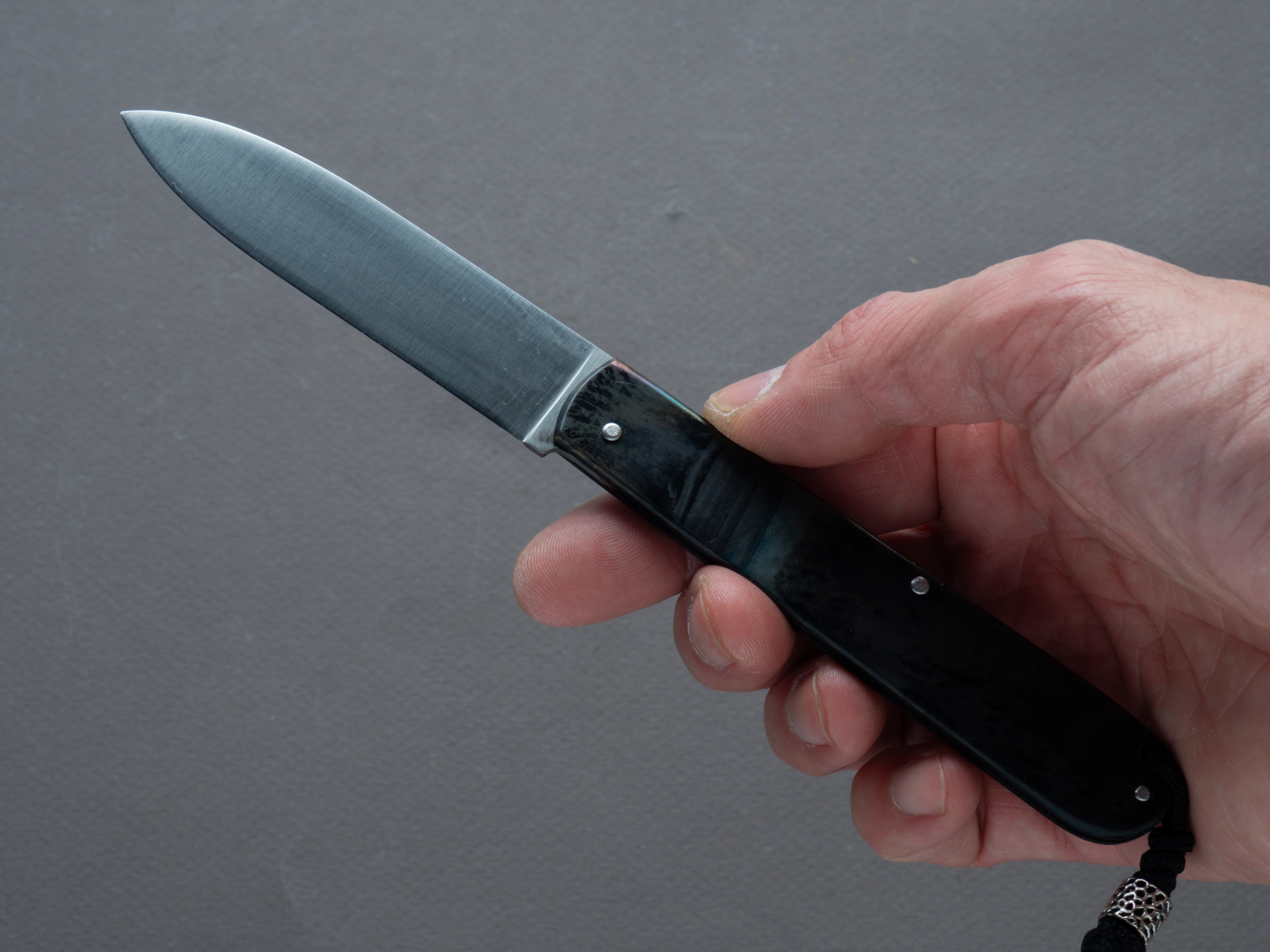 Coutellerie Maria - Folding Knife - Canif - 14C28N - 85mm - Patinated Handle - Image 3