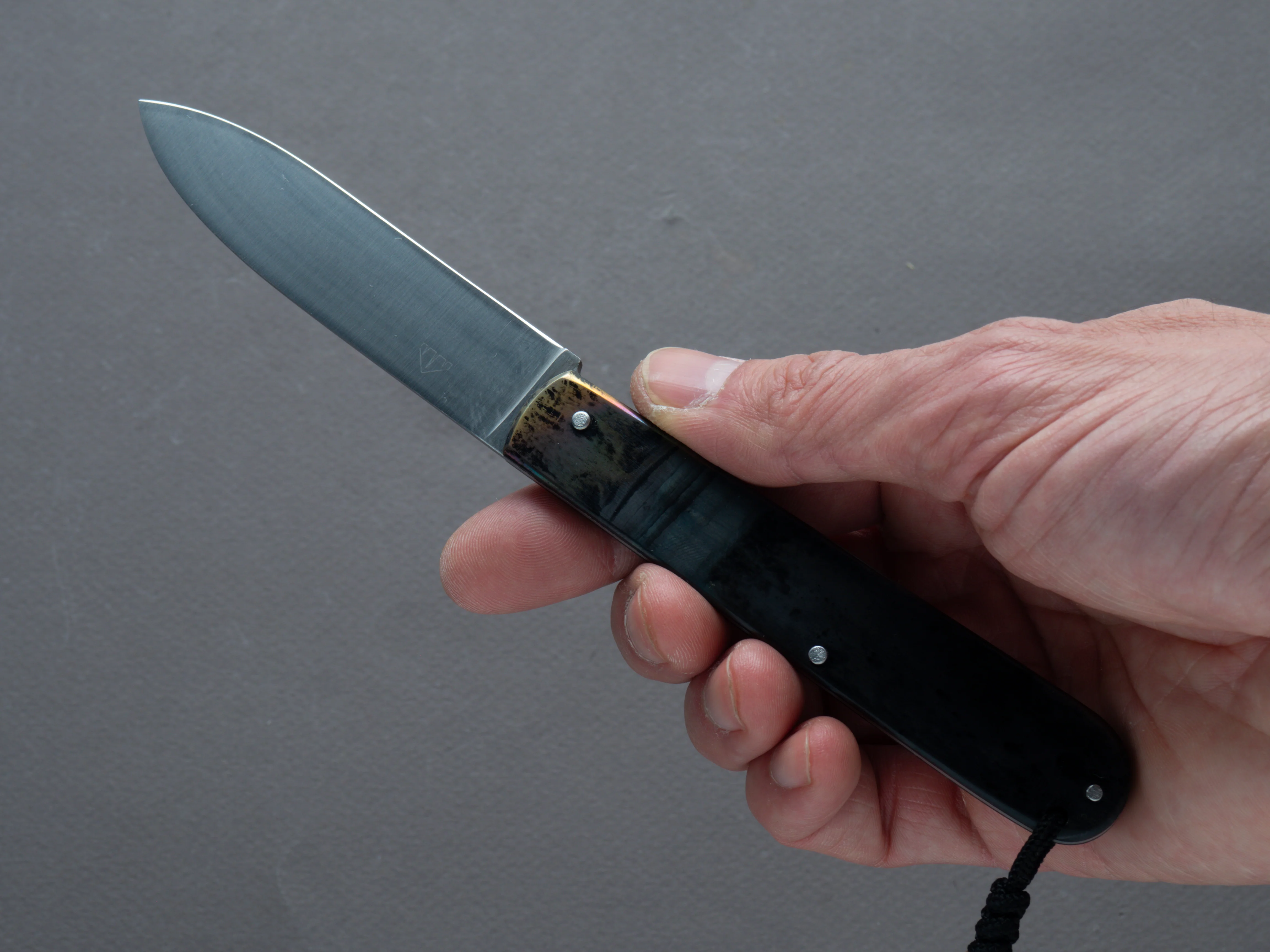 Coutellerie Maria - Folding Knife - Canif - 14C28N - 85mm - Patinated Handle - Image 5