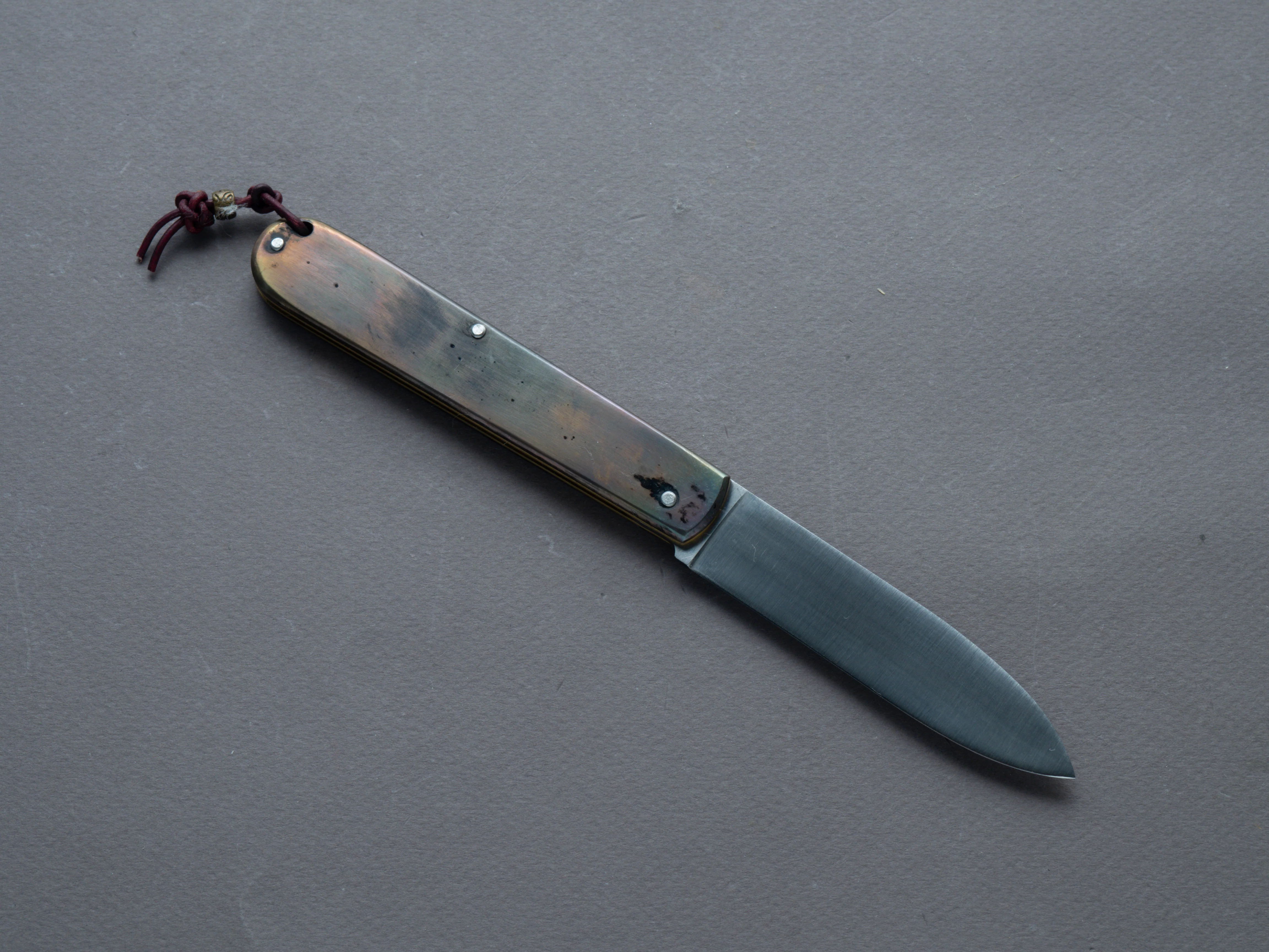 Coutellerie Maria - Folding Knife - Canif - XC75 - 85mm - Colored Handle w/ Brass Liners