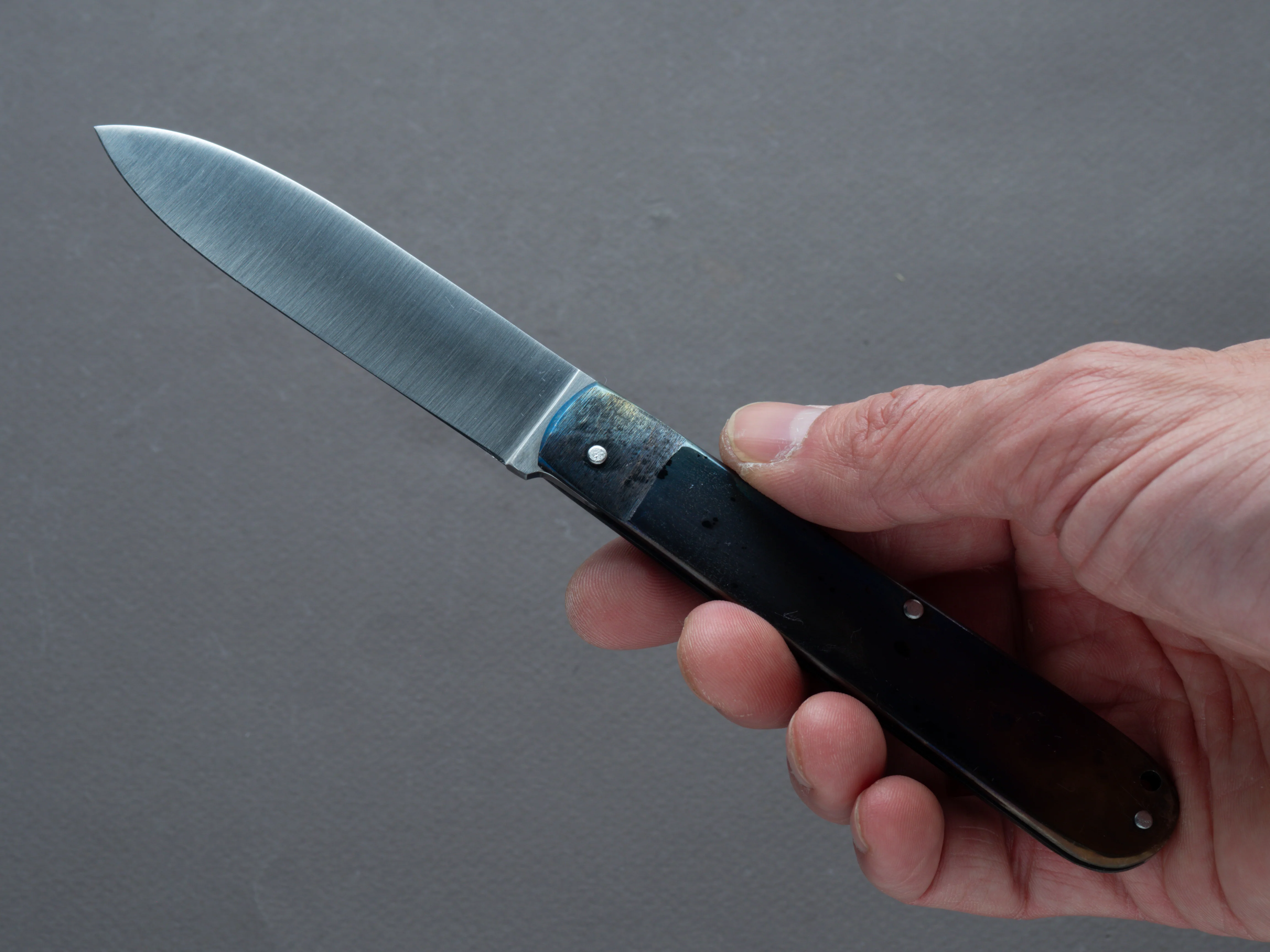 Coutellerie Maria - Folding Knife - Canif - 14C28N - 85mm - Colored & Textured Handle - Image 3