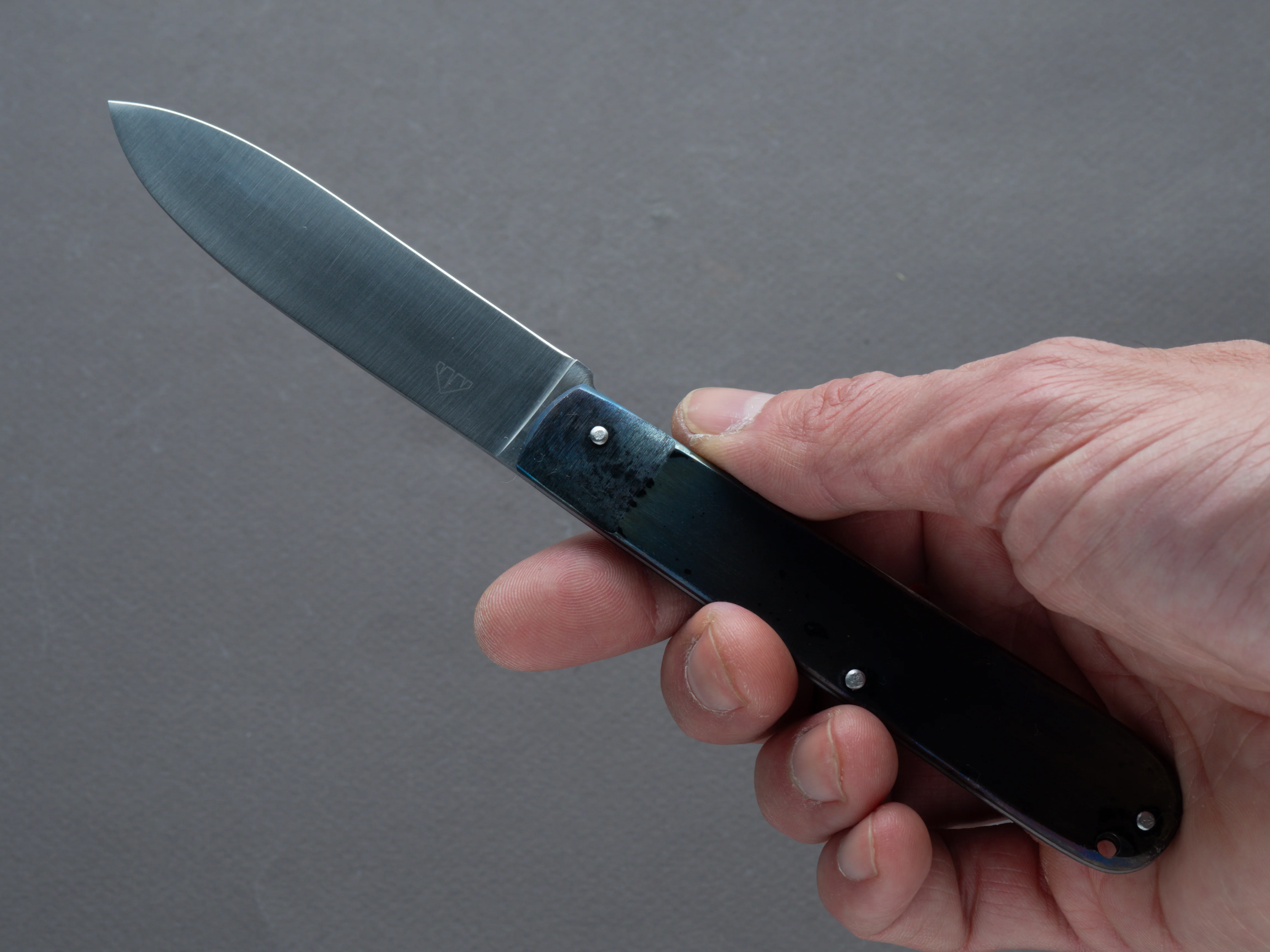 Coutellerie Maria - Folding Knife - Canif - 14C28N - 85mm - Colored & Textured Handle - Image 5