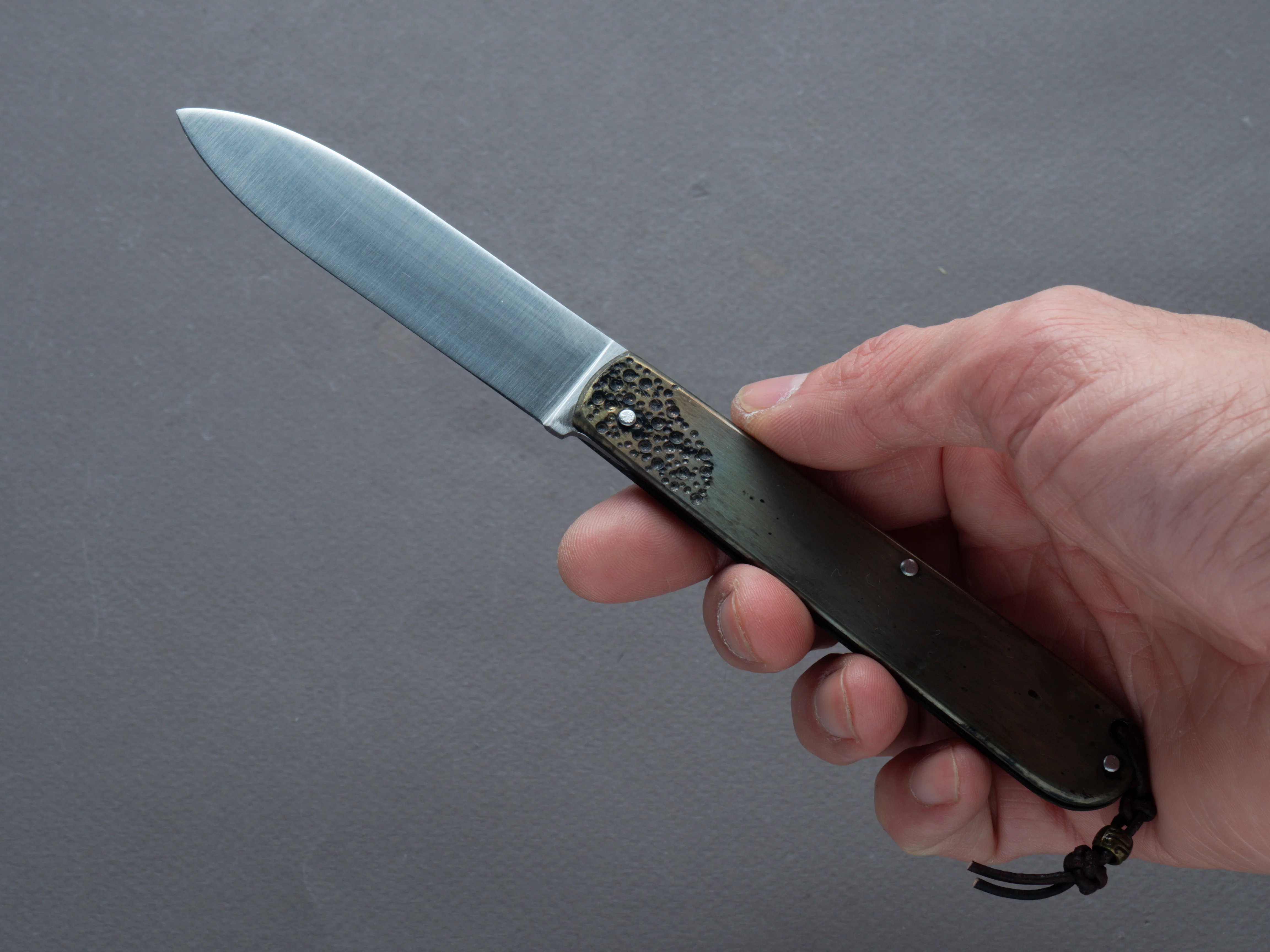 Coutellerie Maria - Folding Knife - Canif - 14C28N - 85mm - Textured & Milled Handle - Image 10