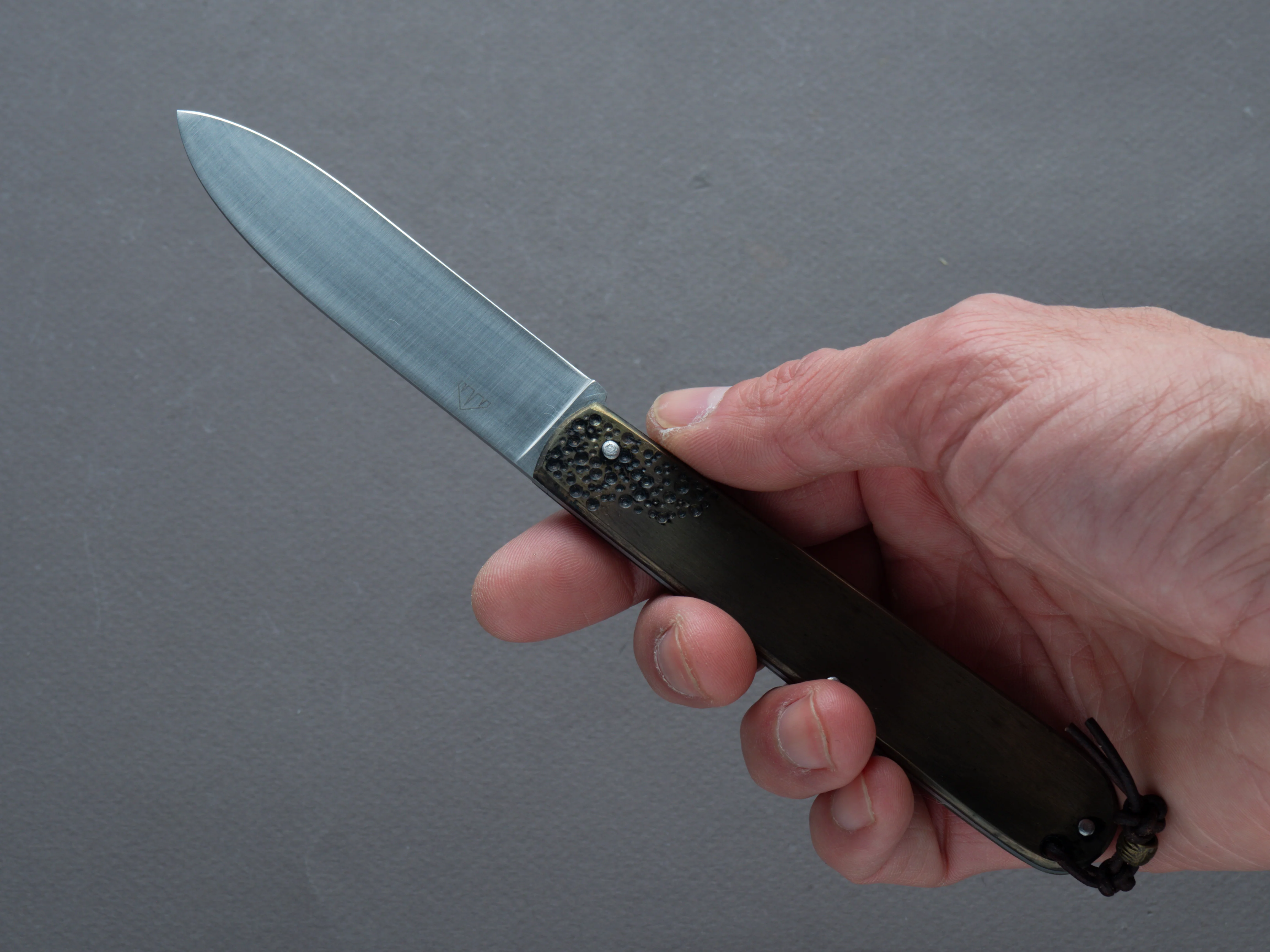 Coutellerie Maria - Folding Knife - Canif - 14C28N - 85mm - Textured & Milled Handle - Image 12