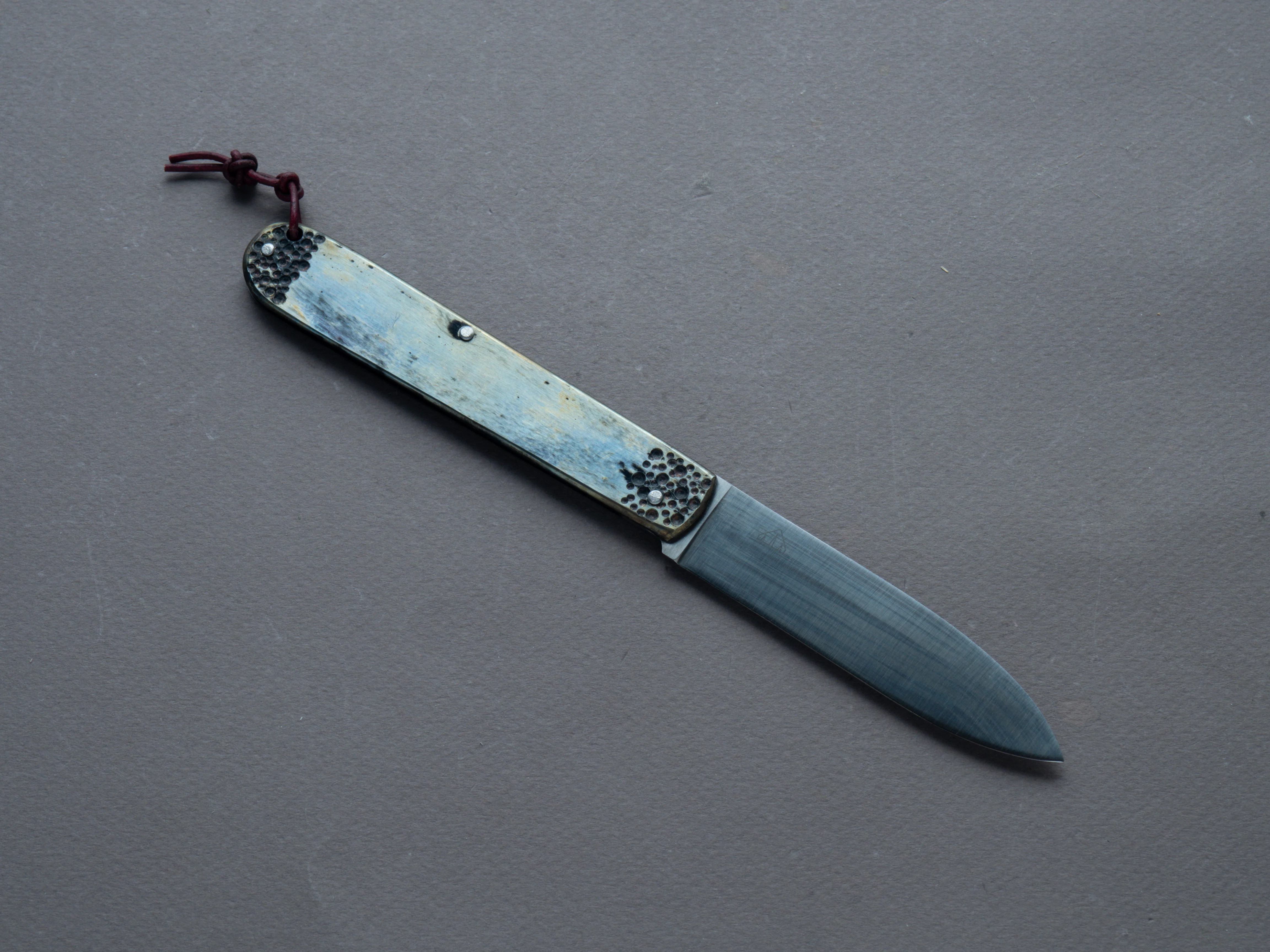 Coutellerie Maria - Folding Knife - Canif - 14C28N - 85mm - Textured & Milled Handle - Image 15