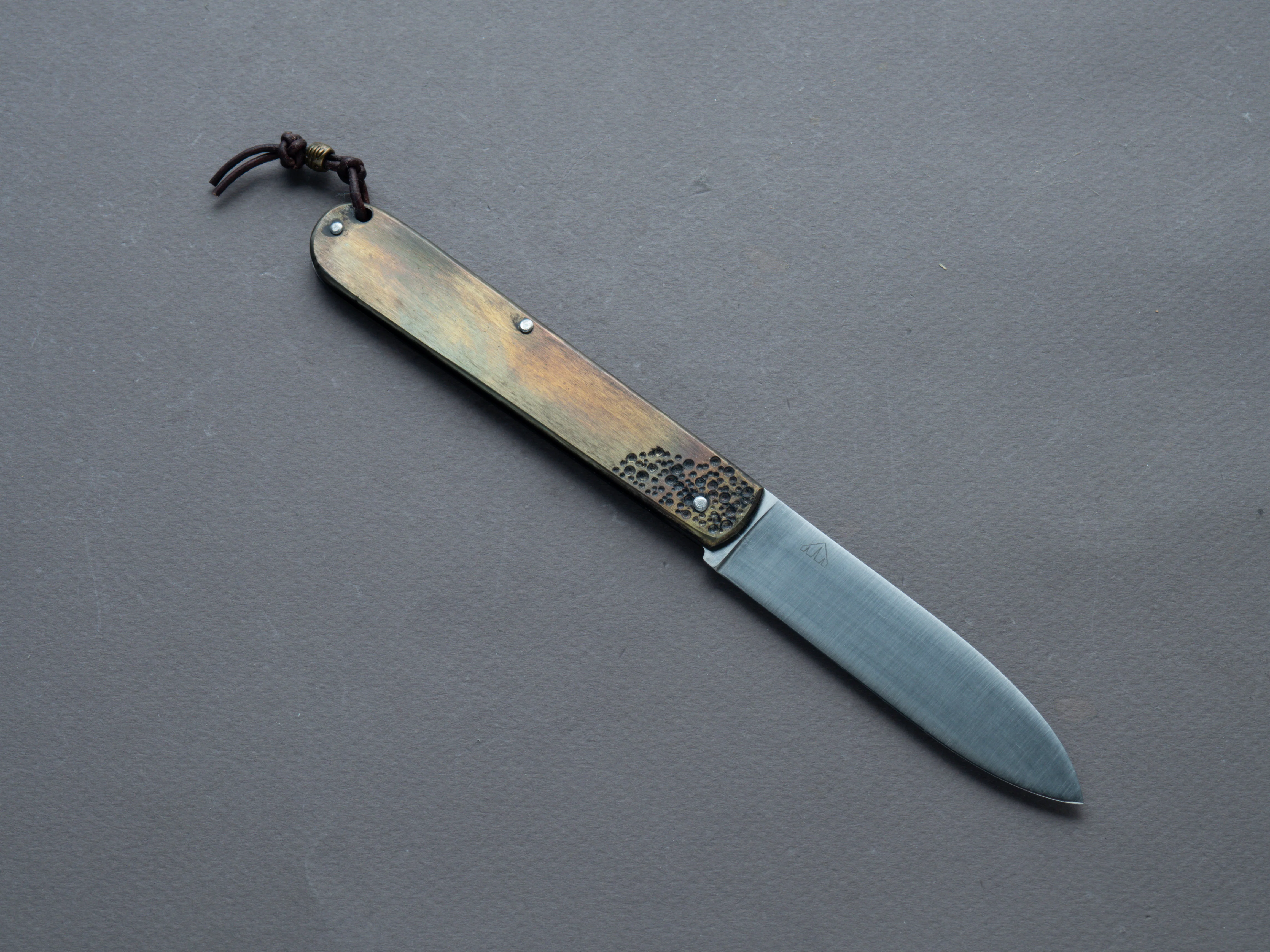 Coutellerie Maria - Folding Knife - Canif - 14C28N - 85mm - Textured & Milled Handle - Image 8
