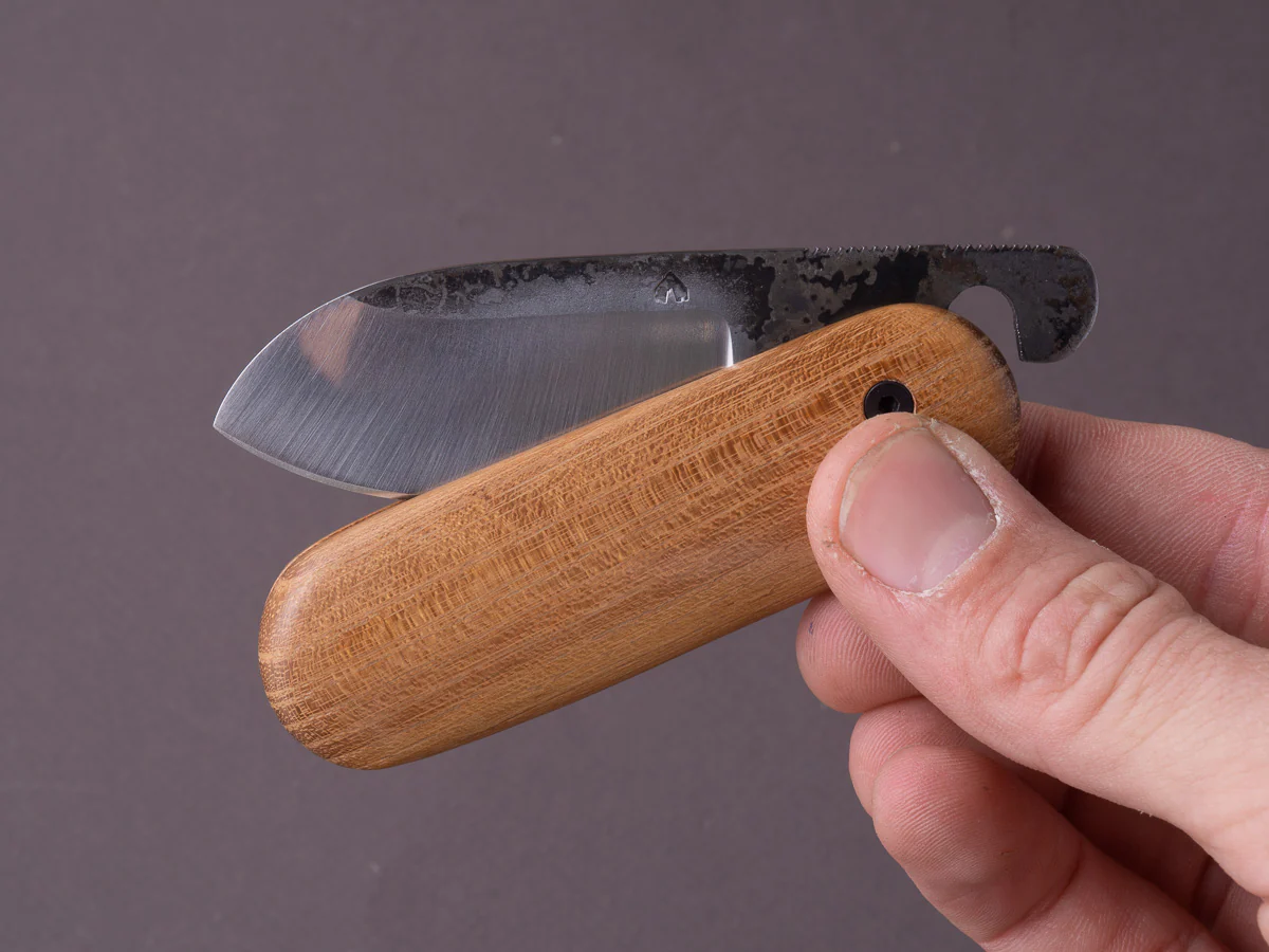 Coutellerie Maria - Folding Knife - French Bulldog - XC75 - 55mm - Acacia Handle - Image 8