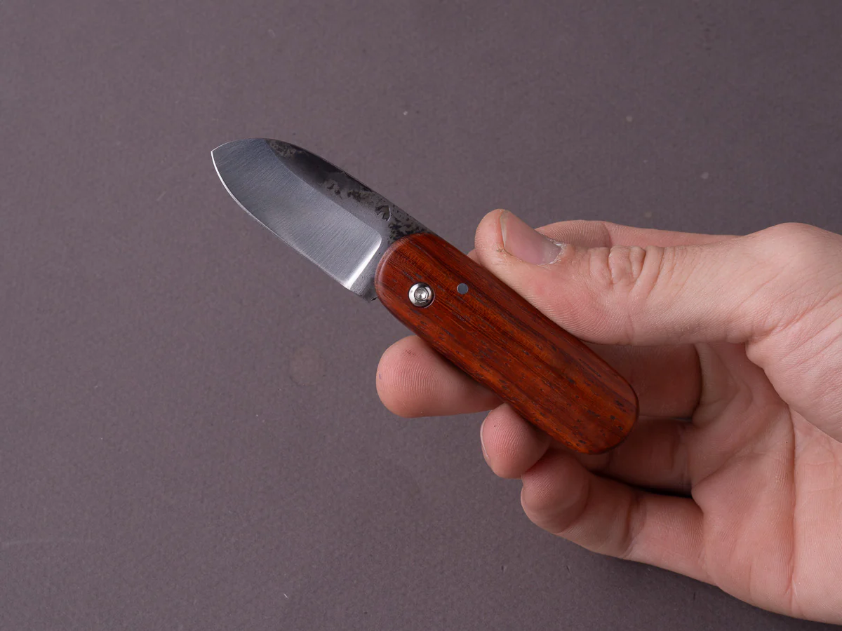Coutellerie Maria - Folding Knife - BabyDog - XC75 - 45mm - Cocobolo Handle - Image 5