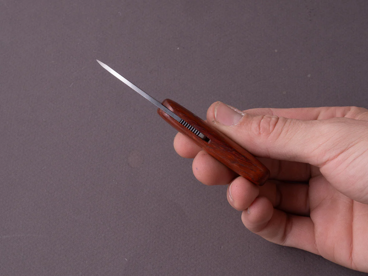 Coutellerie Maria - Folding Knife - BabyDog - XC75 - 45mm - Cocobolo Handle - Image 7