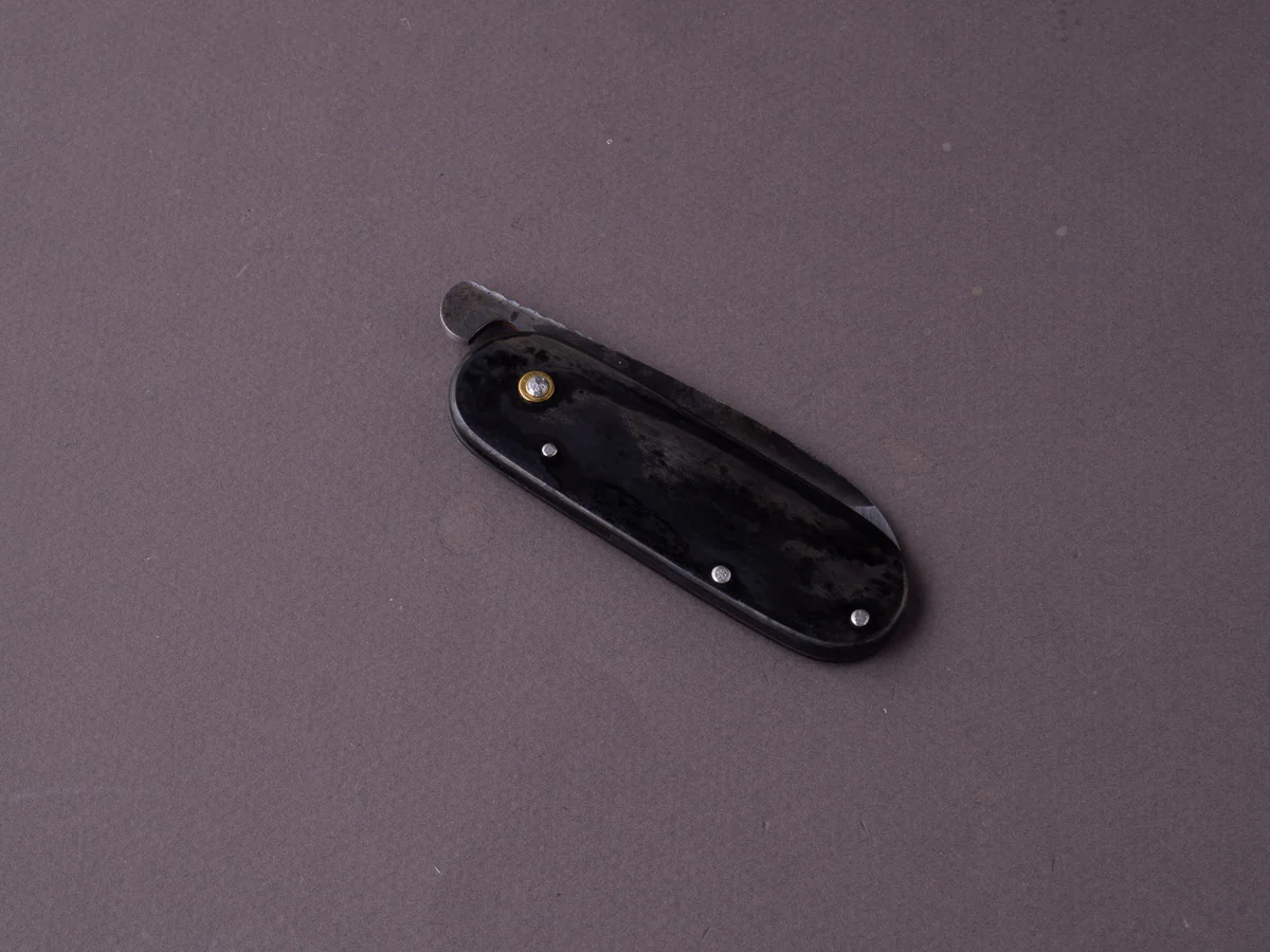Coutellerie Maria - Folding Knife - French Bulldog - XC75 Carbon - 55mm - Patinated Handle - Image 2