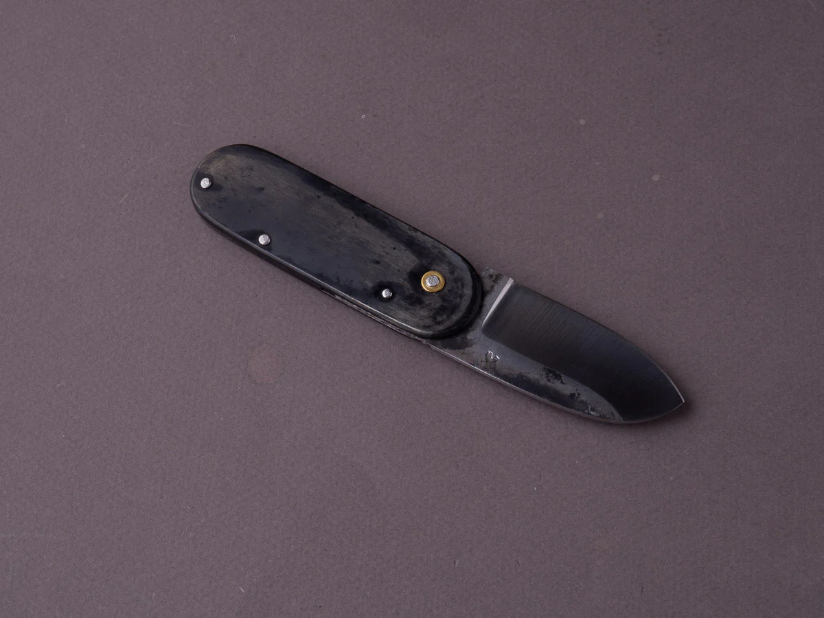 Coutellerie Maria - Folding Knife - French Bulldog - XC75 Carbon - 55mm - Patinated Handle - Image 4