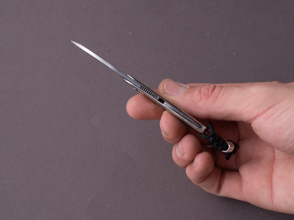 Coutellerie Maria - Folding Knife - BabyDog - XC75 - 45mm - Stainless Handle - Image 7