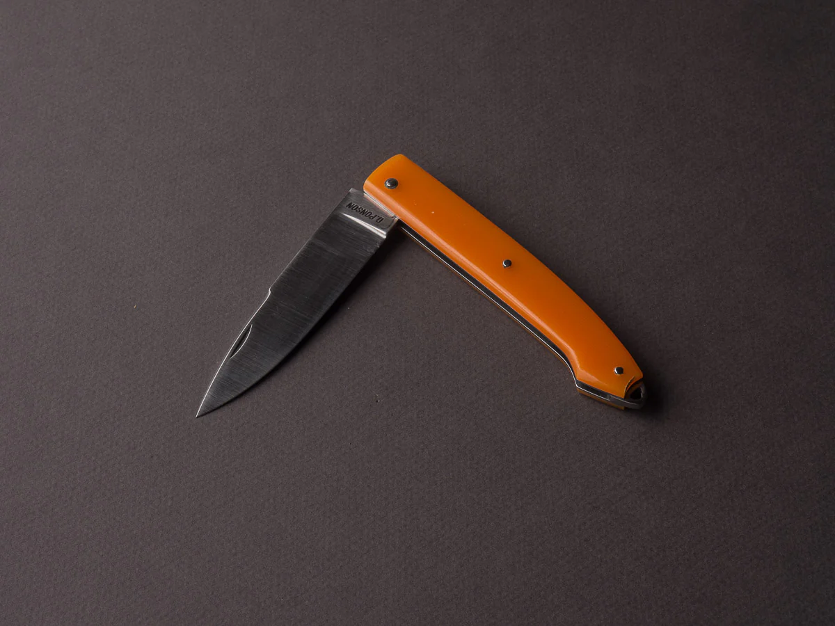 D. Ponson - FOLDING - Le Chignore  - Slip Joint - 19C27 - 80mm - Orange G10