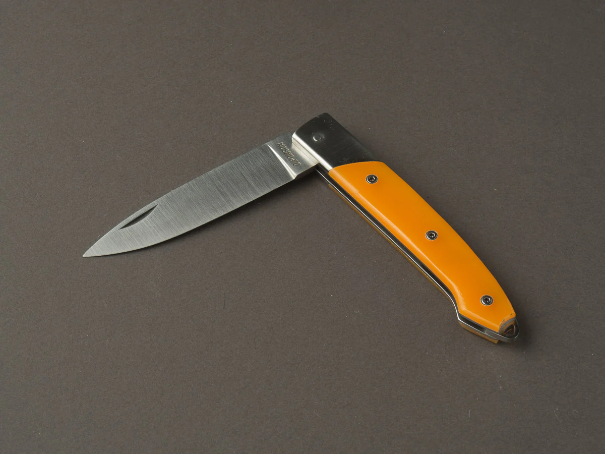 D. Ponson - Bitorsd - Folding Knife - Orange G10 w/ Metal Bolster