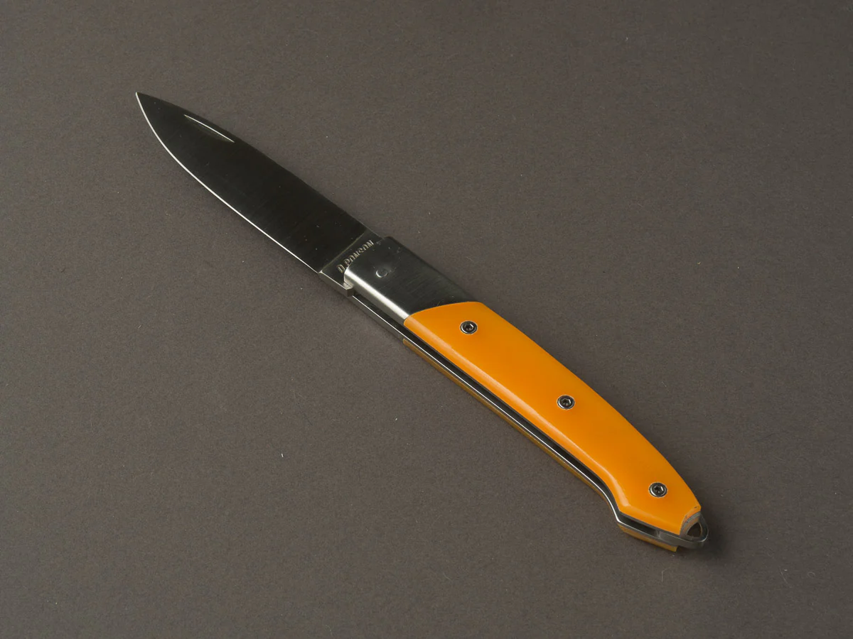 D. Ponson - Bitorsd - Folding Knife - Orange G10 w/ Metal Bolster - Image 2