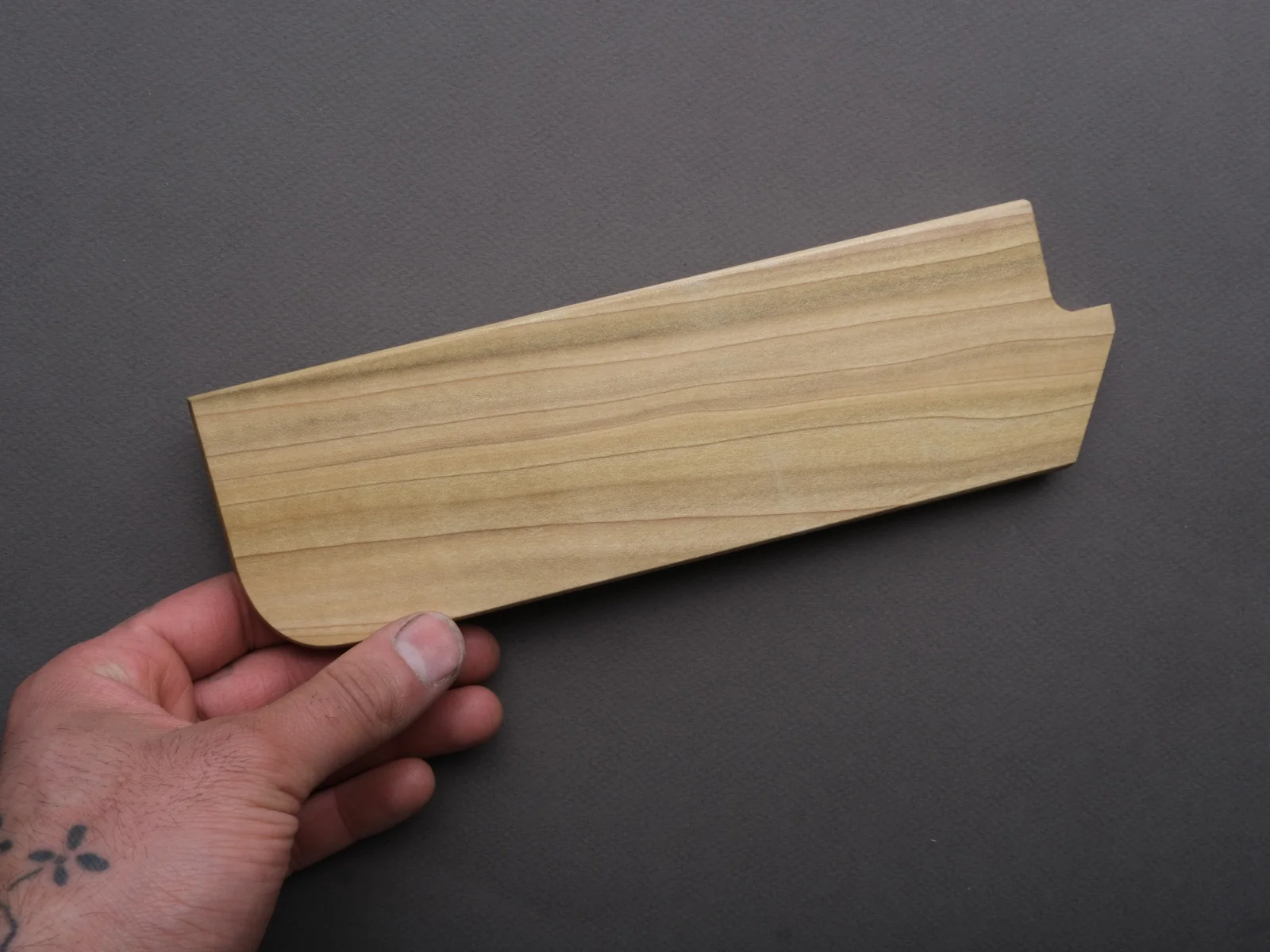 Edro Saya - Poplar - 180mm - Nakiri - 4.5mm - Image 3