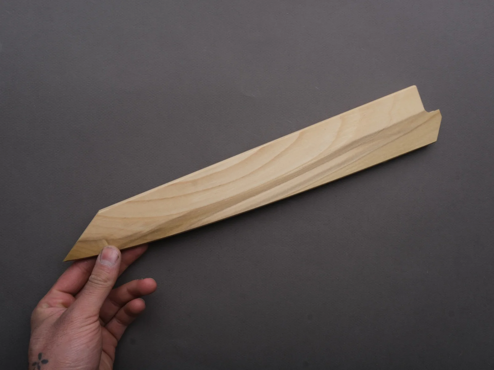 Edro Saya - Poplar - 330mm - Kiritsuke Sujihiki - 4.5mm - Image 3