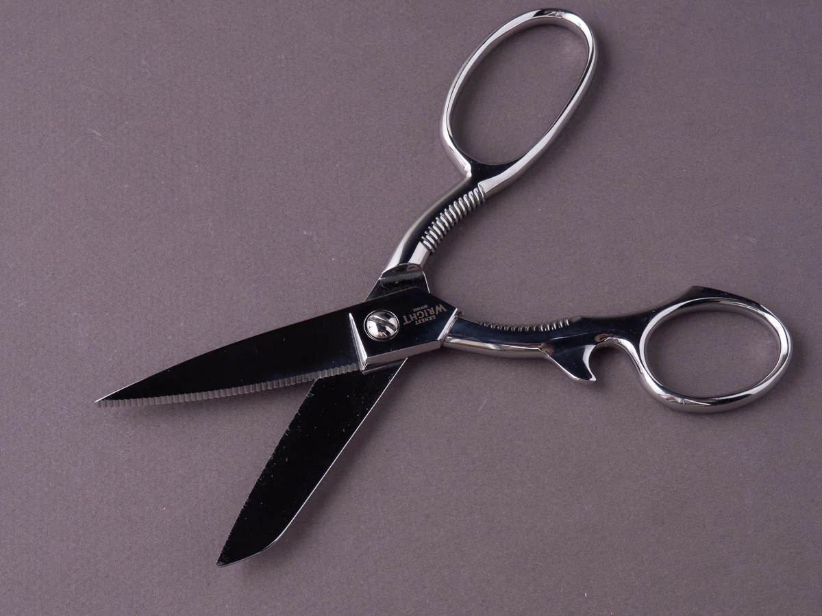 Ernest Wright - Turton Kitchen Shears - Left Handed - Stainless Steel - Image 2